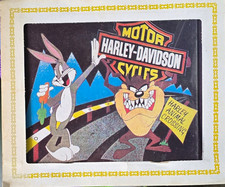 Harley-Davidson Looney Tunes Taz & Bugs Bunny Sign/Plaque Collectible picture