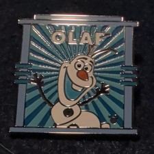 WDW Disney Mystery Pin Hidden Mickey 2026 Wave B Parking Lot Signs - Olaf Chaser picture
