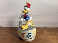 Vintage Disney Schmid Donald Duck Music Box When The Saint’s Go Marching In picture