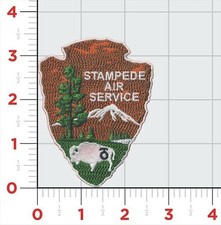 MARINE CORPS MCAS CAMP PENDLETON STAMPEDE AIR SERVICE HOOK & LOOP JACKET PATCH picture
