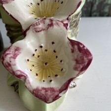 Gorgeous Pair of McCoy Blossom Bookends Vtg 1948  MINT Pottery Flowers picture