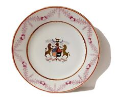 Vintage Corsican French-Italian Coat of Arms Sola Virtue Invest Plate picture