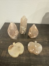 Flower Agate Crystal Five Piece Set  picture
