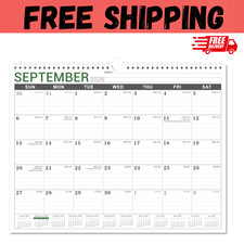 2026-2027 Wall Calendar - Sep. 2026 to Dec. 2027, 11.5