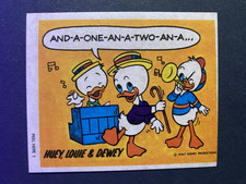 1970’s Wonder Bread Disney Stickers Huey, Louie and Dewey (b) picture
