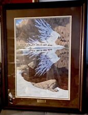 Season of the Eagle Bev Doolittle 1987 Lithograph Signed, Numbered 6724 Framed picture