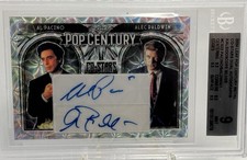 2024 Leaf Pop Century AL PACINO ALEC BALDWIN 1/1 Dual Auto  Beckett BGS 9  RARE picture