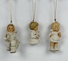 Goebel Berta Hummel 2002 Christmas Ornaments Studio Hummel Lot Of 3 VTG picture