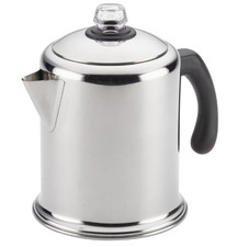 Farberware Classic Yosemite 12-Cup Stovetop Coffee Percolator, Stainless Steel picture
