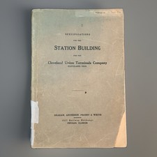 1928 Cleveland Union Terminal Station Building Specifications Terminal Tower CUT picture