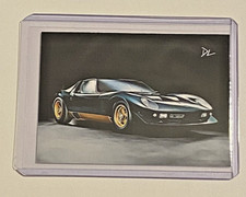 1966 Lamborghini Miura Limited Edition Artist Signed Trading Card 1/10 picture