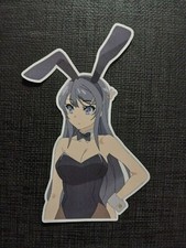 Mai Sakurajima Rascal Does Not Dream of Bunny Girl Senpai Glossy Sticker Anime picture
