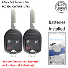 2 For 2011 2012 2013 2014 2015 2016 Ford F150 F250 F350 Flex Car Remote Key Fob picture