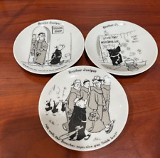 Set of 3 Vintage Miniature Plates Dishes 