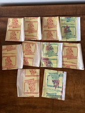 Vintage 1985 REYAUCA TRANSFORMERS sealed  sticker pack Lot of 10 picture