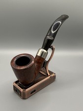 Vintage Savinelli Dry System 2611 Estate Pipe Smooth Briar Bent Dublin Italy picture