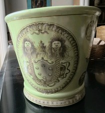 VINTAGE FABIENNE JOUVIN PARIS CELADON CACHE POT PLANTER picture