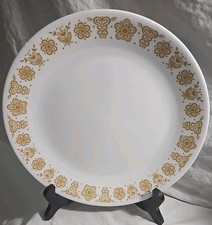 Vintage Corelle Butterfly Gold 10 1/4 in Corning Dinner Plates 1 plate picture