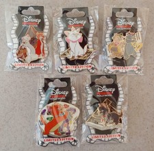 Disney Pin DSSH The Aristocats 50th Anniversary Set 5 pins Marie Duchess OMalley picture