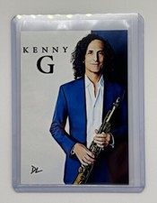 Kenny G Limited Edition Artist Signed “Jazz Legend” Trading Card 2/10 picture