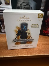 NEW 2006 Hallmark Keepsake Star Wars Anakin Skywalker & Obi-Wan Kenobi Ornament picture