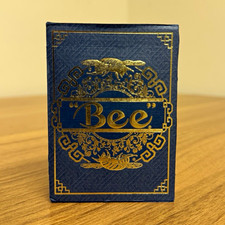 Royal Bee Premium Gold Foil Playing Cards Back No 168 Blue USPCC Complete 2016 picture