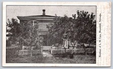 Plainview Nebraska BLOOMFIELD Residence of L. M. Caya 1908 RPPC picture