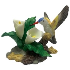 Avon Porcelain Flowers with Hummingbirds – Simply Elegant Collection | Floral picture