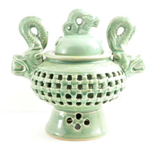 Korean Goryeo celadon incense burner 1970's unused ship from Japan picture