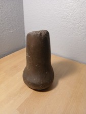 Rare Native American, Archaic Era Pestle Hard Stone Maze Smasher. 5” tall. picture