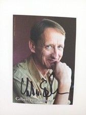 Gilbert von Sohlern - original autograph - approx. 15x10cm - autograph card picture