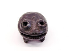 Ancient West Mexican Black Pottery Nayarit/Jalisco Shaft Tomb Toad/Frog Figure picture
