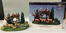 Lemax Carole Towne Collection Deer Hunting Porcelain Christmas Village House picture