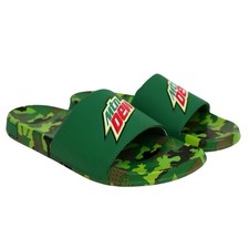 Mountain Dew Limited Edition Soccer Slide Men Size 11 Green - Brand New In Box picture