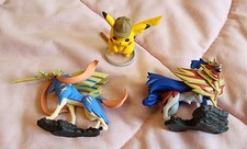 POKÉMON Detective Pikachu on Looking Glass 2019 Zacian & Zamazenta Figures Lot picture
