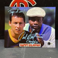 Carl Weathers Autographed Happy Gilmore Inscribed 8x10 Photo Beckett BAS picture