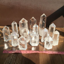 Natural Clear Quartz Obelisk Crystal Wand Point Healing Wholesa 8-10PCS 1LB picture