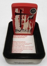 Vintage WWF The Brood Zippo Lighter WWE Wrestling Attitude Era w/ Tin NOS picture