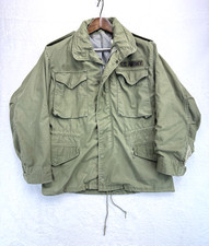 Vintage 1968 US Army M65 Field Jacket Vietnam Era OG107 Scovill Small Short picture