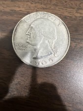 ￼ 1865 George Washington, Silver Dollar Replica, picture