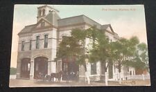 Fire Station Halifax Nova Scotia Canada 1912 Postcard Vintage Antique picture