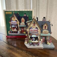 Lemax Green Valley Wine & Cheese Market Lighted  Village Piece#45679 picture
