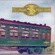 1900s Sleeping Car Illinois Traction System Peoria St Louis McKinley Lines PC #2 picture