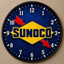 Sunoco Retro Wall Clock picture