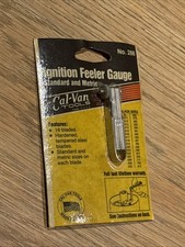 New Old Stock Cal Van 288 Ignition Feeler Gauge Set. Standard And Metric. USA . picture