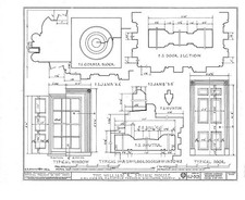 Photo:Columbus NJ 1930s William R Atkinson-Shinn House HABS floor plan picture