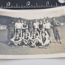 Wales Golden Breconshire British Army Troop Group 1950s Vintage Photo picture