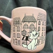 Disney Aristocats Marie Pink Paris Cafe Ceramic Mug Zrike Brands picture