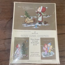 Vintage Hallmark Betsy Clark NOS Charmers Christmas Cards Sealed  picture