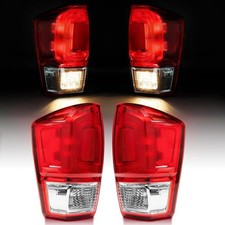 MAYELLO Pair Red Tail Lights Rear Lamps w/bulbs fit for 2016 2017 2018 2019 2020 picture